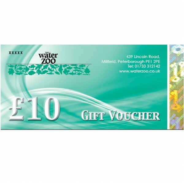 Ten Pound T Voucher The Waterzoo Tropical Fish Marine Fish